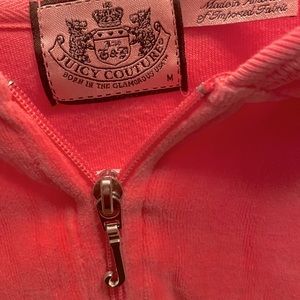 Pink Juicy Couture Velour hoodie